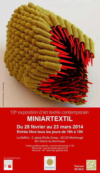 The 10th Miniartextil Edition at Montrouge in 2014, stephanie bui, the daily couture, haute couture visit