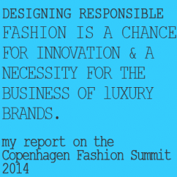 Copenhagen Fashion Summit 2014 copenhagen fashion summit 2014, stephanie bui, sustainable fashion