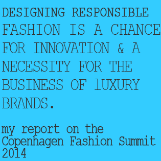 copenhagen fashion summit 2014, stephanie bui, sustainable fashion