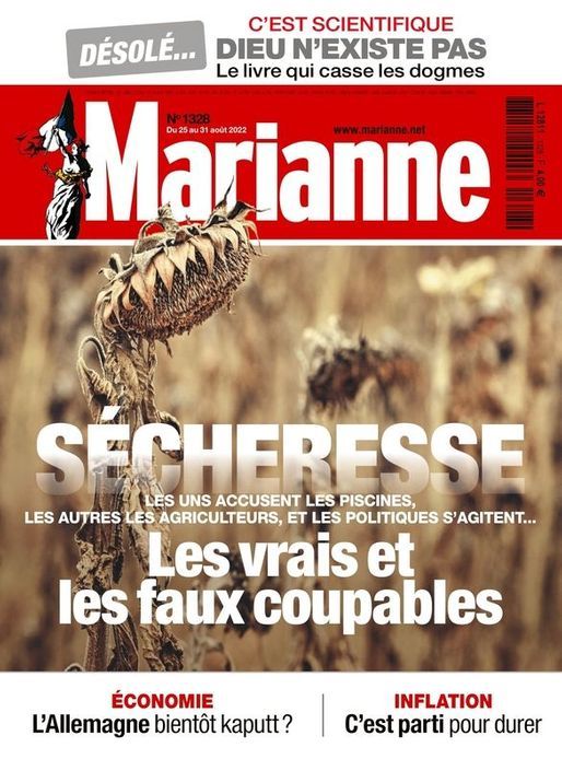 couverture MARIANNE #1328 : article "Les fourberies du franco-lavage" (le faux made in France) par Stéphanie Bui